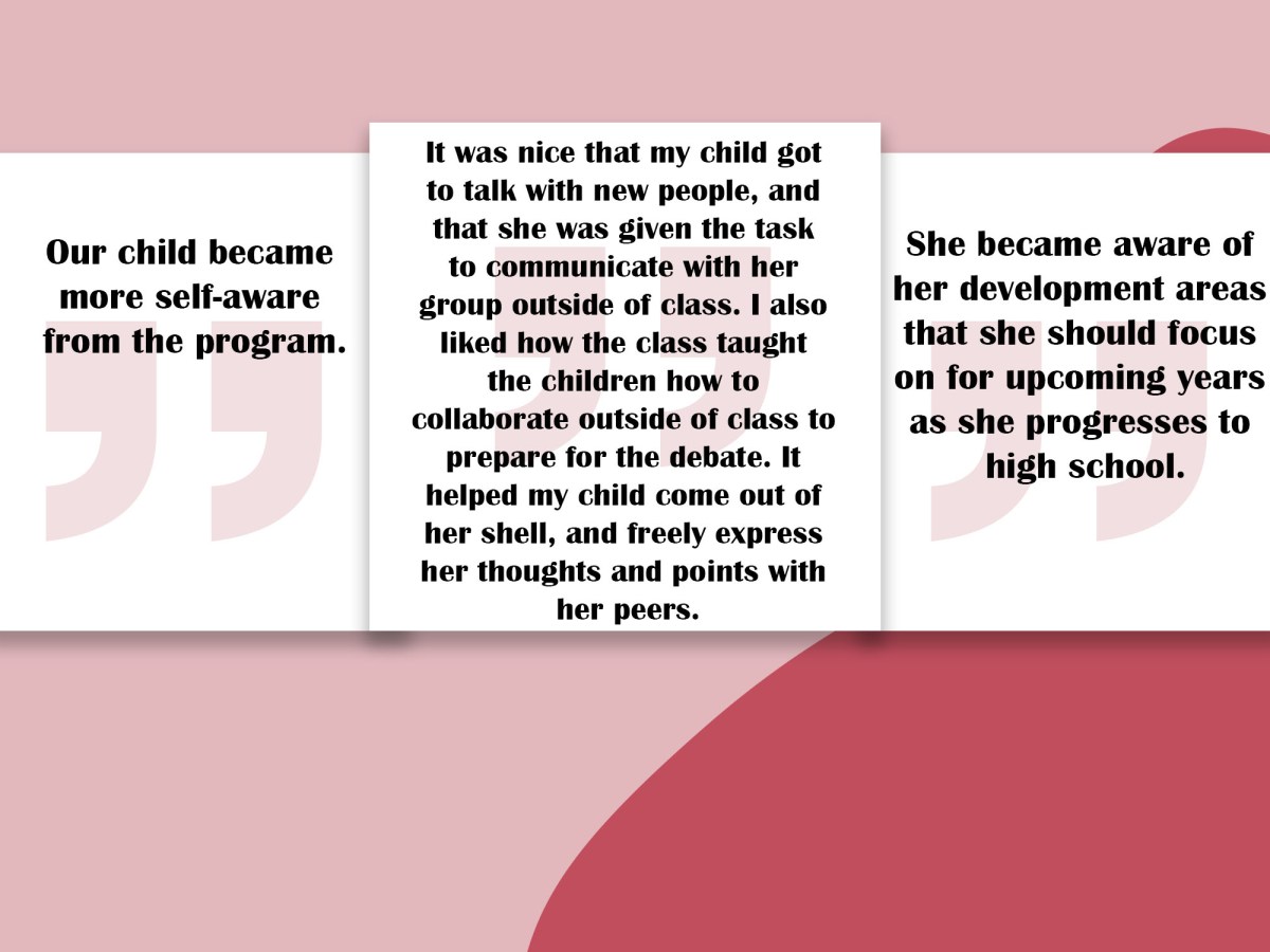 Parent Testimonials – Leadership&nbsp;Workshop